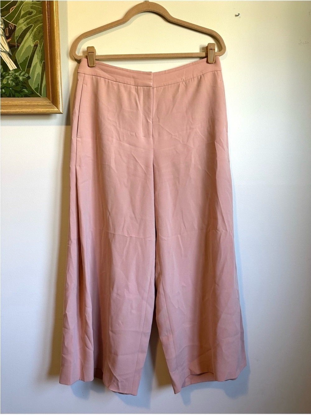 MM LaFleur Pink Wide Leg Trousers Womens 10
